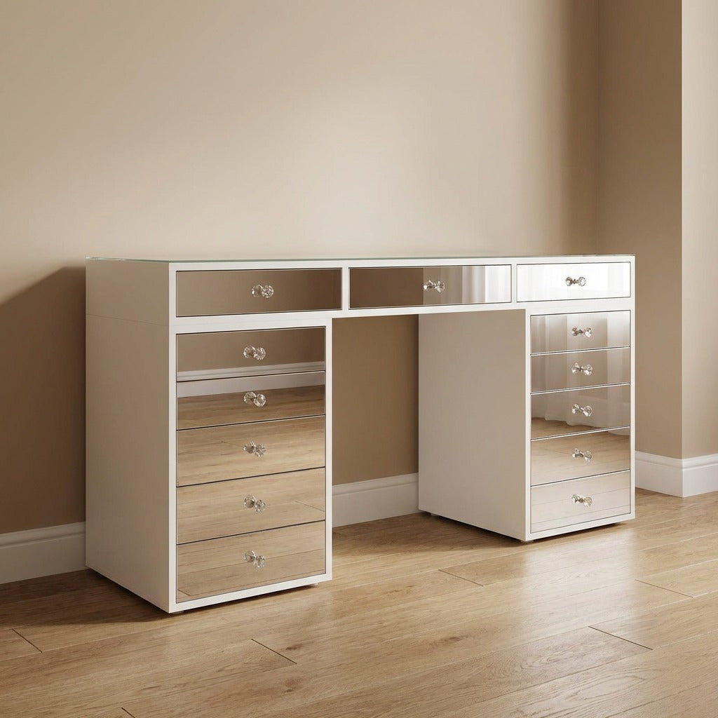 Modern Vanity Mirrored 1.5m  Dressing Makeup Table (Pre-Order only)
