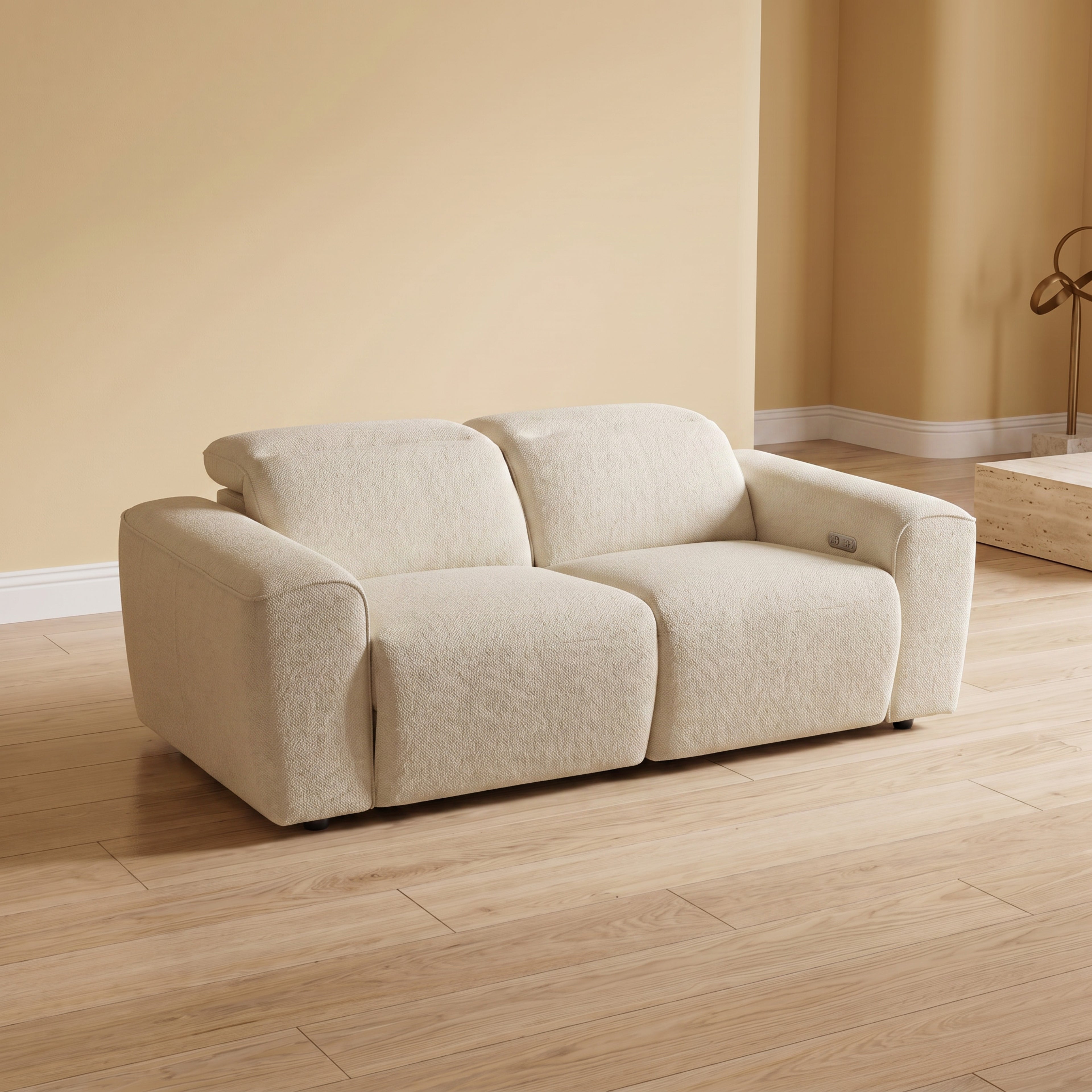 Lunaro Bouclé Power Reclining Sofa