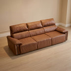 Electric sliding seat Sofa Bed 3 Seater /  3.5 Seater Dark brown