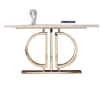 Double D Luxury Console/ Hallway Table with Marble / Sintered Stone