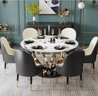New Round Dining Table 3 Ring Base with Various Top & Sizes choices