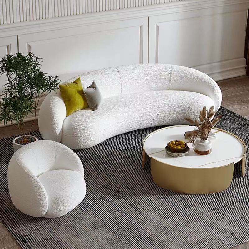 50% OFF! 3m Curved Fabric Lounge Floor Stock