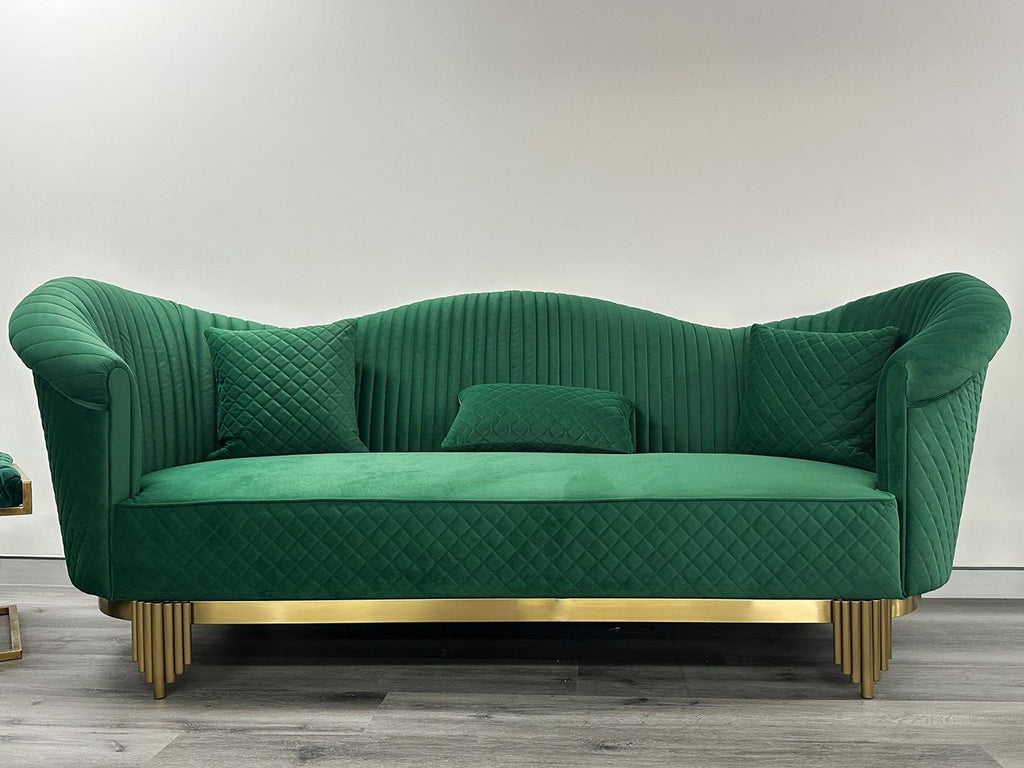 Elegant Stylish velvet lounge 3+2+1 set