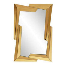 Wall Mirror Brown / Rose Gold 120cm x 80 cm Large Mirror