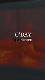 Decorative Fireplace TV Unit with Sintered Stone  2m, 2.2m & 2.4m
