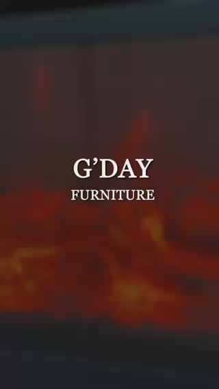Decorative Fireplace TV Unit with Sintered Stone  2m, 2.2m & 2.4m