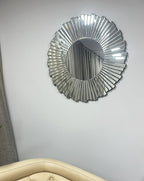 Wall Mirror Silver 90cm x 90 cm Round Mirror
