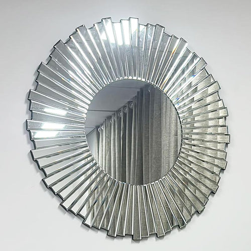 Wall Mirror Silver 90cm  x 90 cm Round Mirror