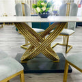 TB X Dining Table with Sintered Stone or Marble Clearance