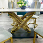 TB X Dining Table with Sintered Stone or Marble Clearance