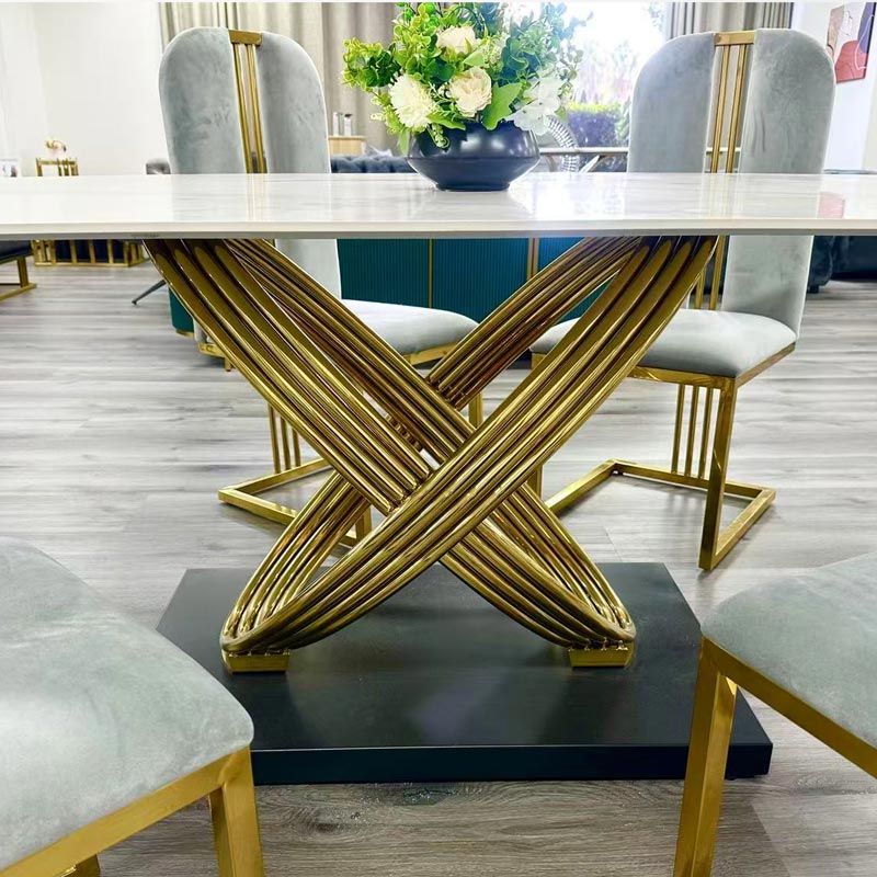 TB X Dining Table with Sintered Stone or Marble Clearance