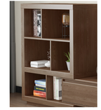 Modern Solid Wood Brown Extendable TV Unit Or Coffee Table Side Cabinet