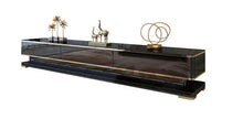 Sintered Stone High Gloss TV Unit Or Coffee Table Navy Blue Or Black