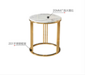 New Marble Top Round Tea Lamp Tables Various Styles Drum (Single)