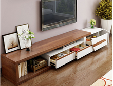 High Gloss & Wooden Grain Extendable TV Unit or Multi Space Coffee Table 709#