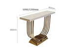 5 U Style Console/ Hallway Table with Marble / Sintered Stone Top