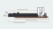 Modern L Style Extendable TV Unit or Matched Colour Pop-Up Multi Space Coffee Table