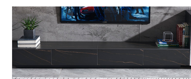 New Italian Sintered Stone TV Unit or Coffee Table Black TV Unit